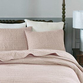 Serene Cotton Hand Quilted Coverlete Set