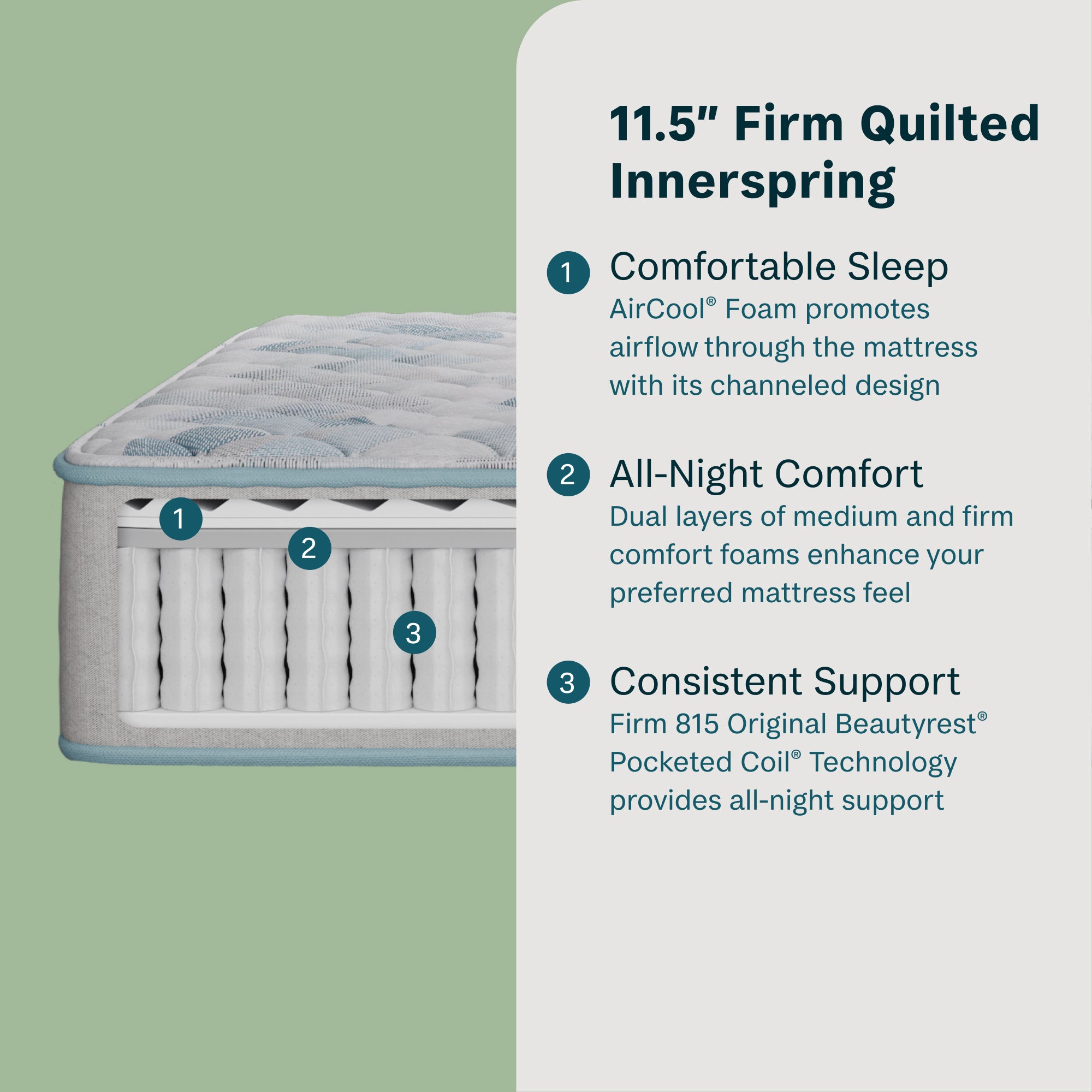 Beautyrest® Peaceful Morning Firm Mattress