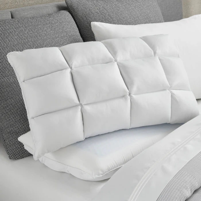  Sub Zero Fiber Filled by Purecare | exclusive FRíO® rapid chill cooling fibers, a dreamy down alternative, and the responsive support of memory foam–the result of which is a perfectly blended, irresistibly comfortable hybrid pillow