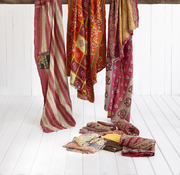 Vintage Kantha Tapestry | Handcrafted from layers of recycled cotton saris