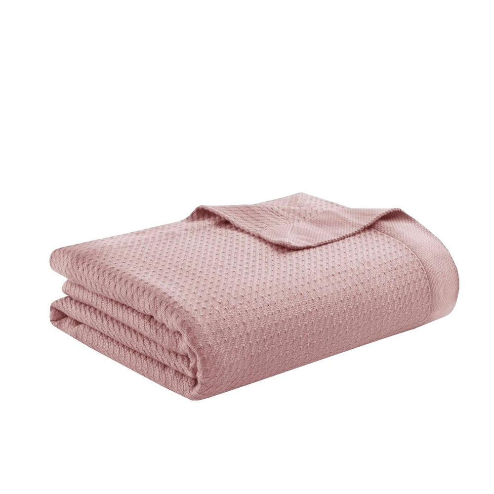 Madison Park Egyptian Cotton Solid Blanket