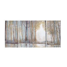 Forest Reflections Gel Coated Canvas