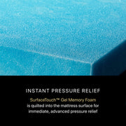 Close-up of BeautyRest Gel Memory Foam | Contouring Support & Cooling Pressure Relief